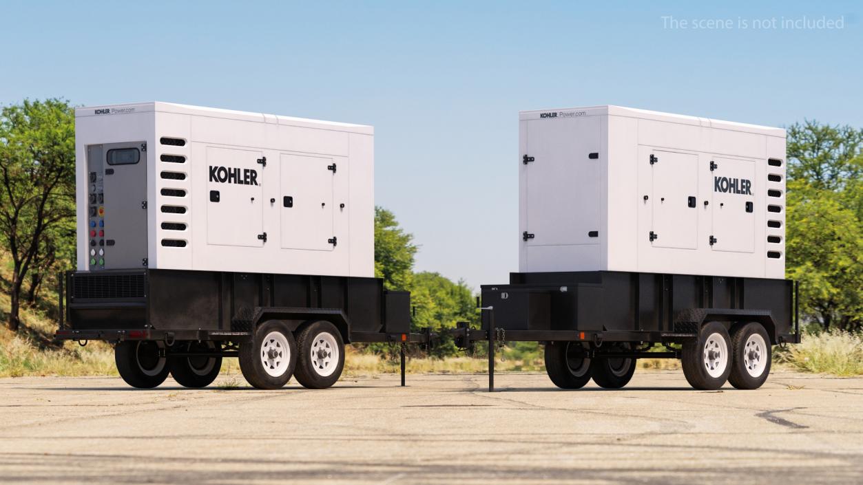 Kohler Big Mobile Generator 3D