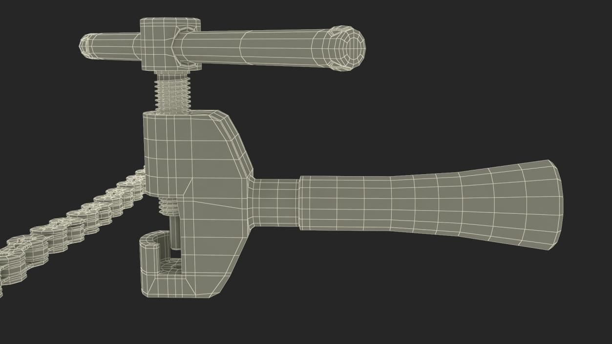 3D Bike Chain Breaker Tool model