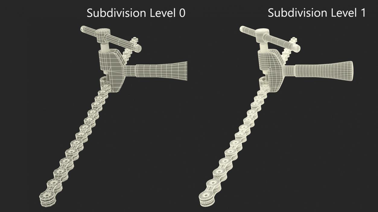 3D Bike Chain Breaker Tool model