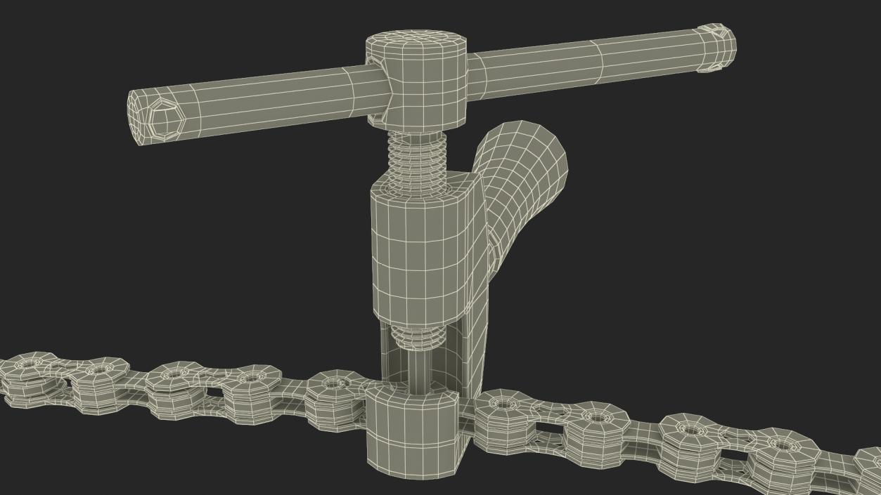 3D Bike Chain Breaker Tool model