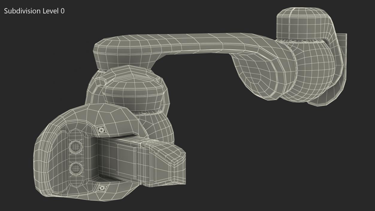 3D Robotic Arm Rigged model