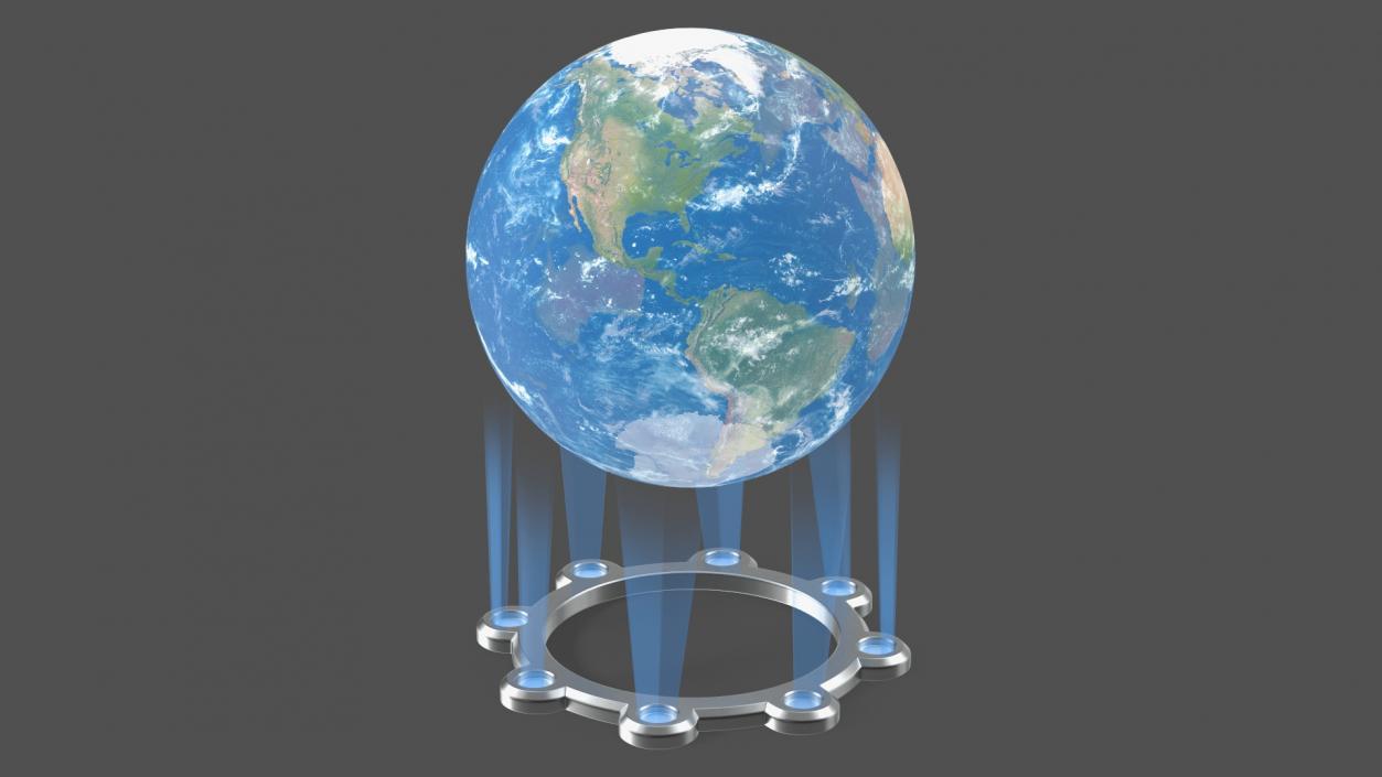 3D Planet Earth Hologram