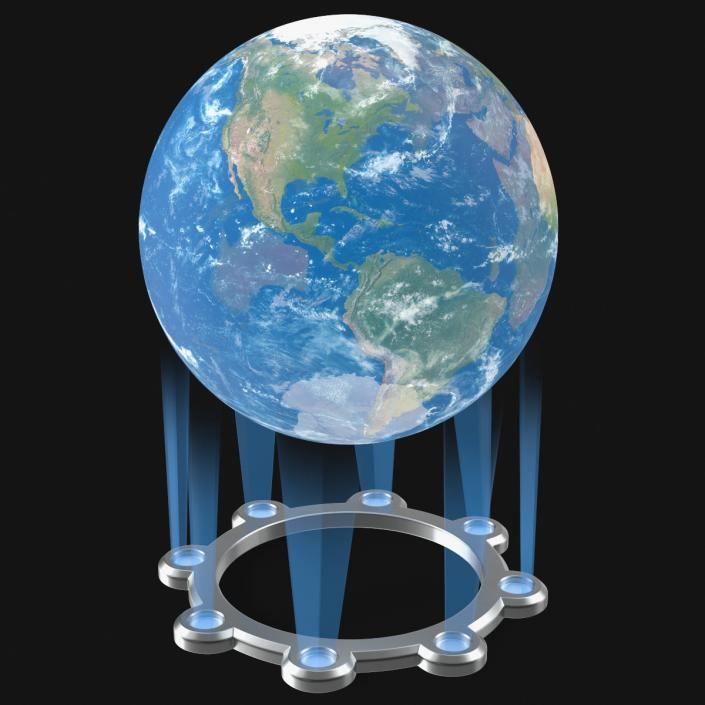 3D Planet Earth Hologram