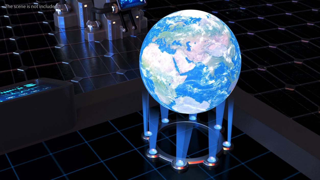 3D Planet Earth Hologram