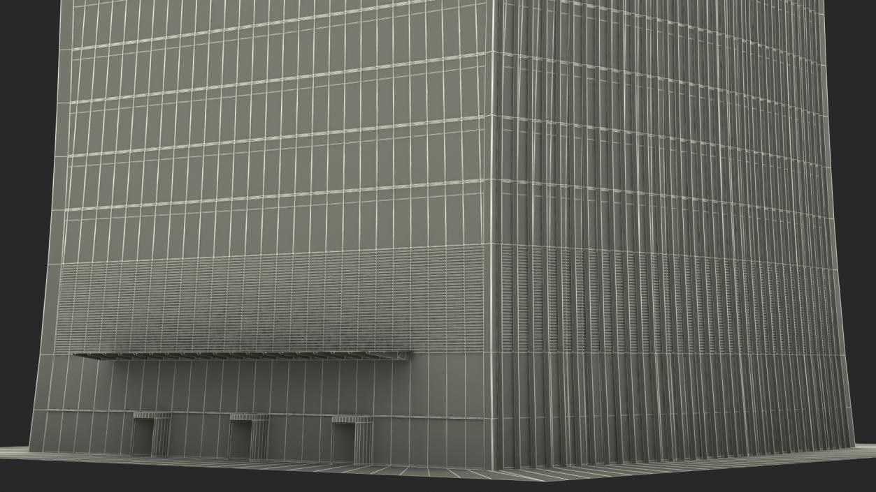 3D Commercial Skyscraper