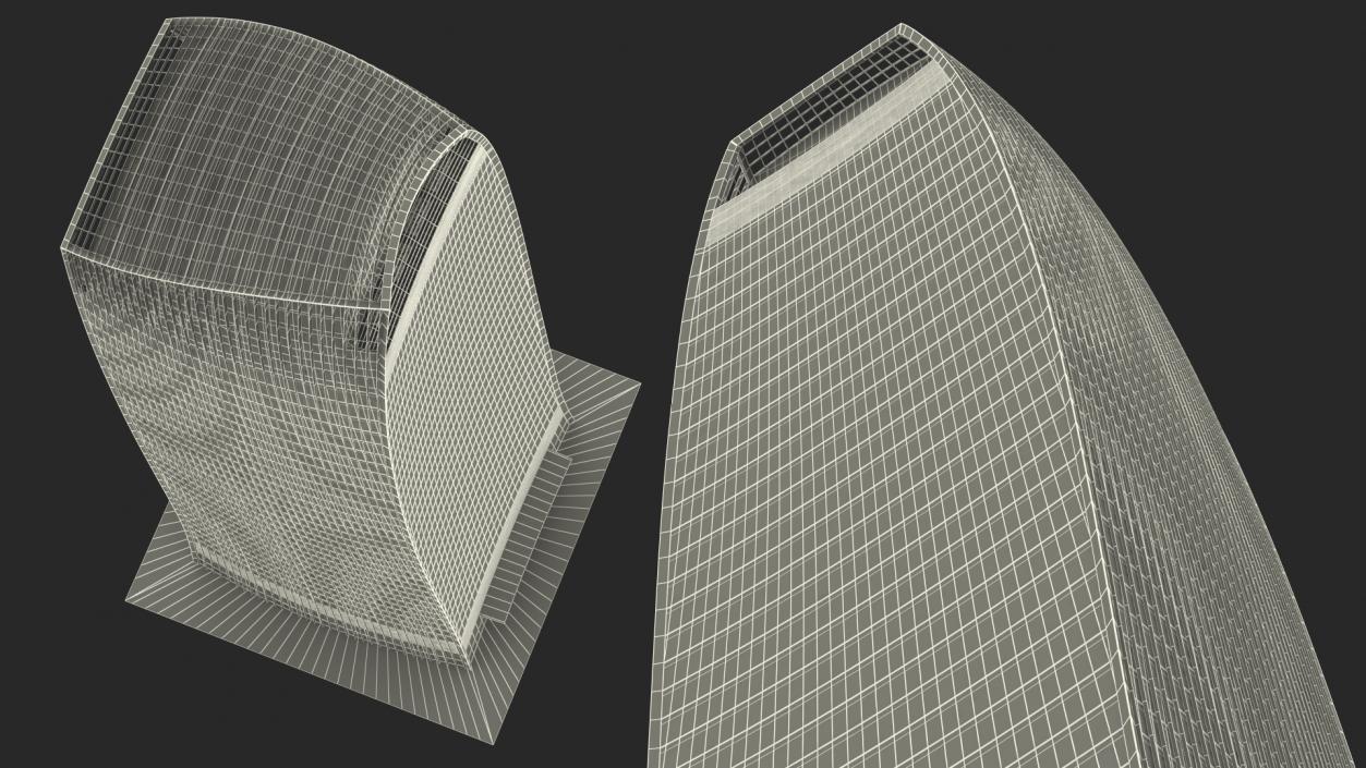 3D Commercial Skyscraper