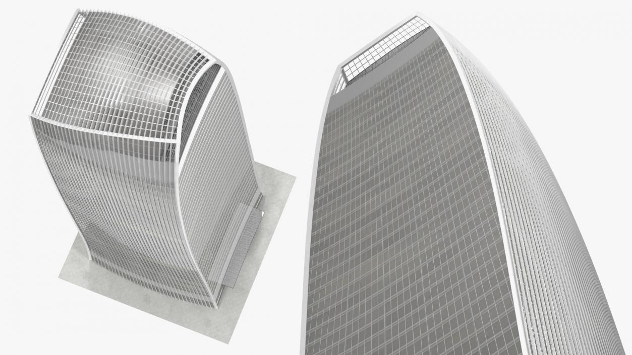 3D Commercial Skyscraper