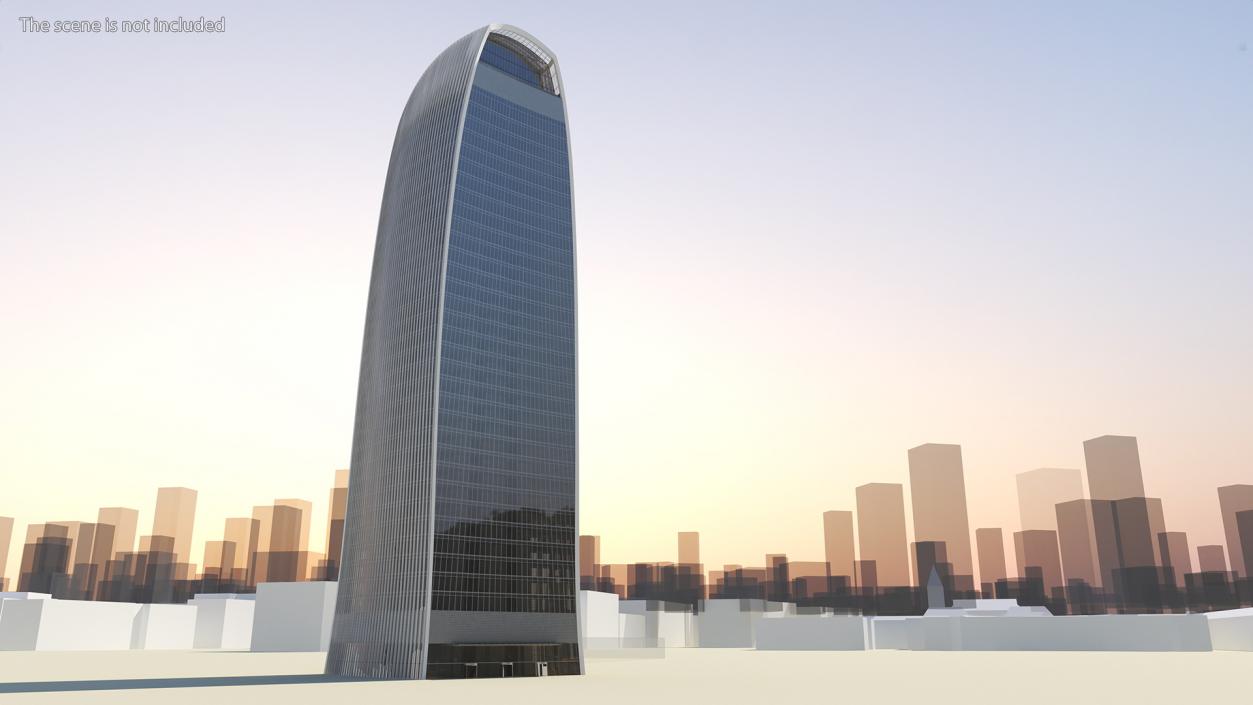 3D Commercial Skyscraper