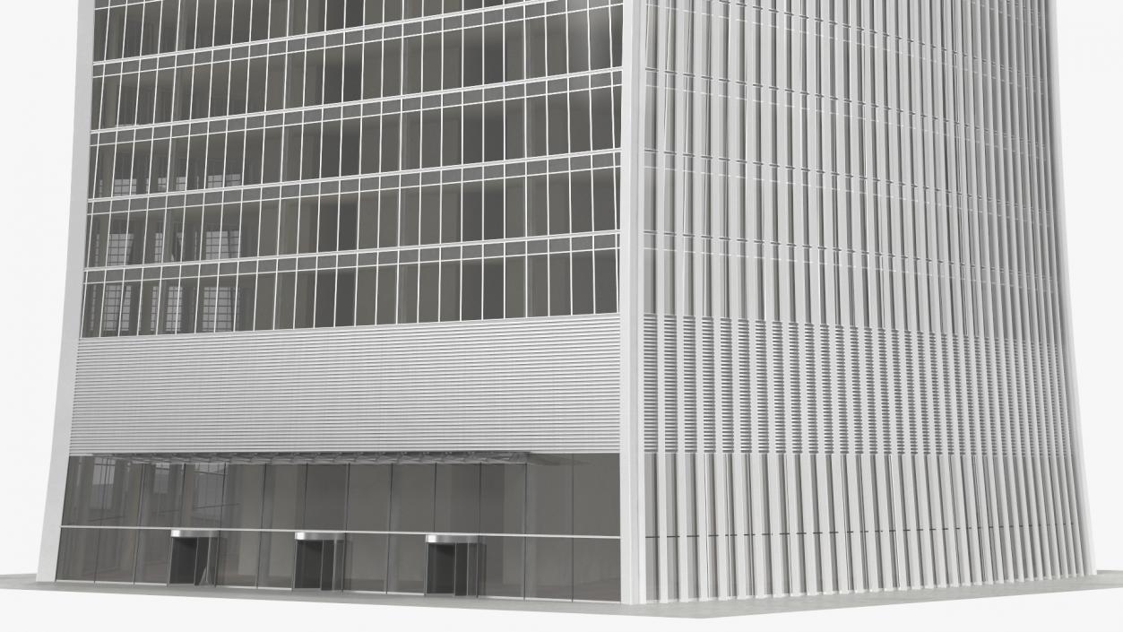 3D Commercial Skyscraper