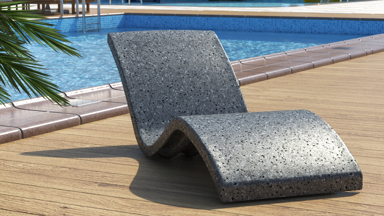 3D Destination Lounger for Pool Starry Night