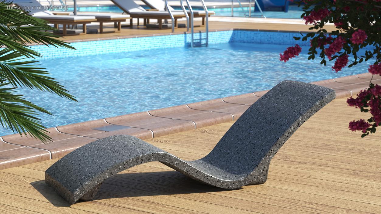 3D Destination Lounger for Pool Starry Night