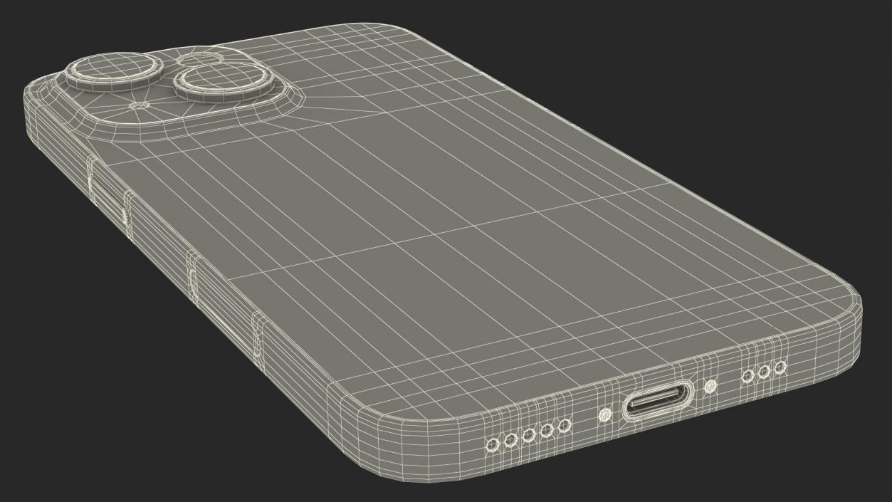 IPhone 15 Blue 3D model