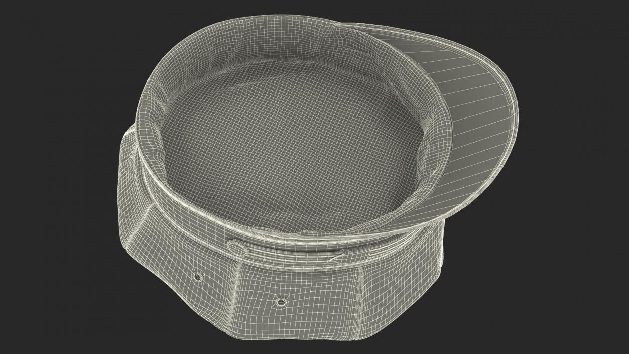 3D Police Officer Cap model