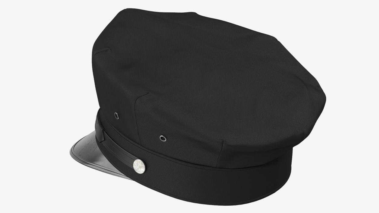 3D Police Officer Cap model