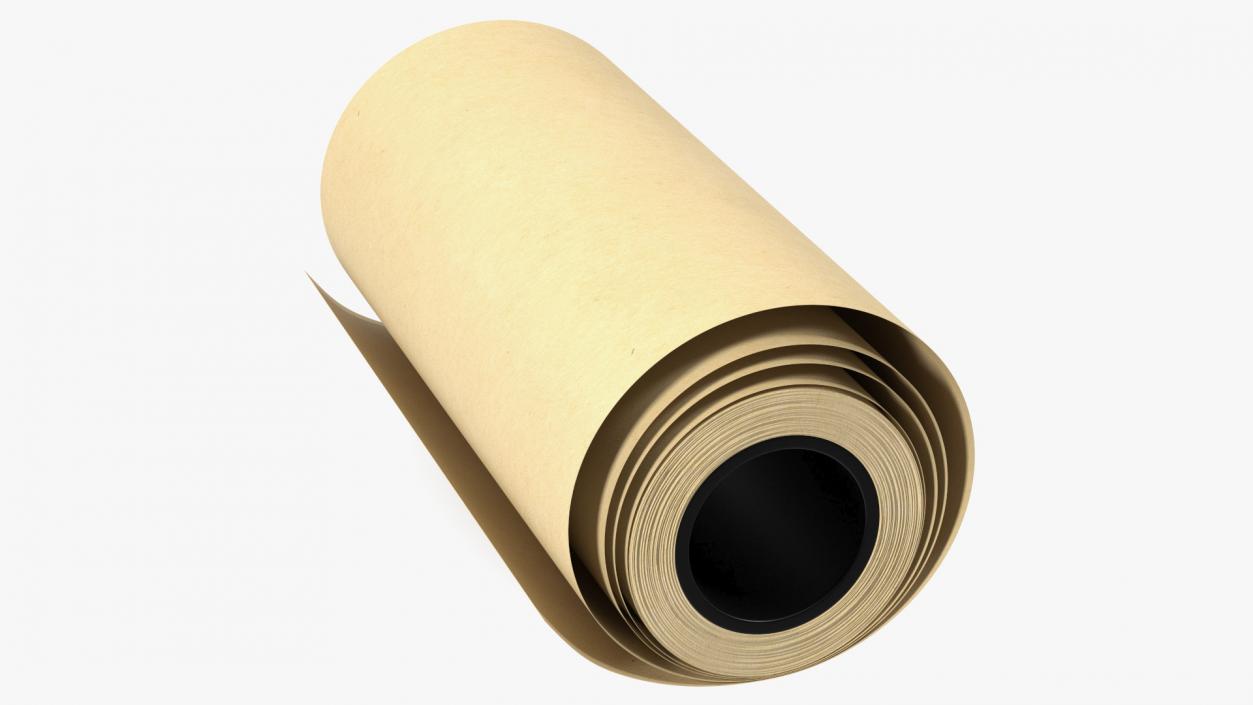 3D Kraft Brown Paper Roll Recycled