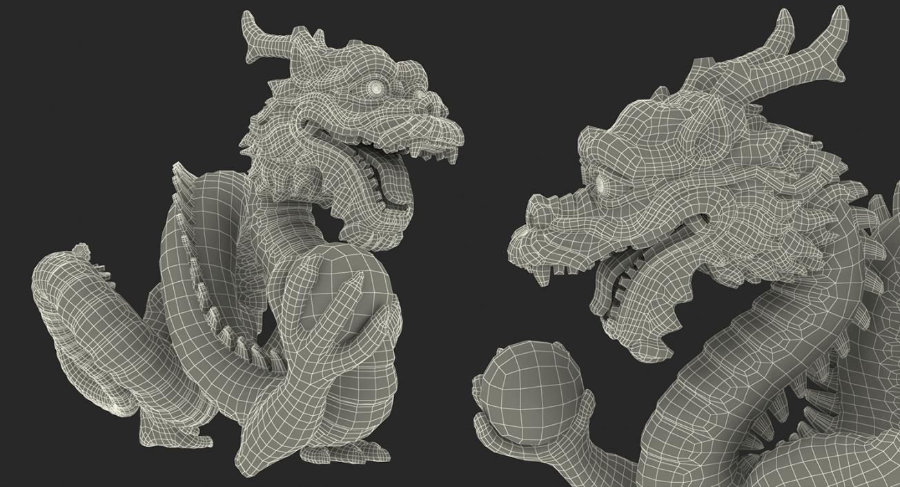 3D Chinese Dragons 3D Models Collection