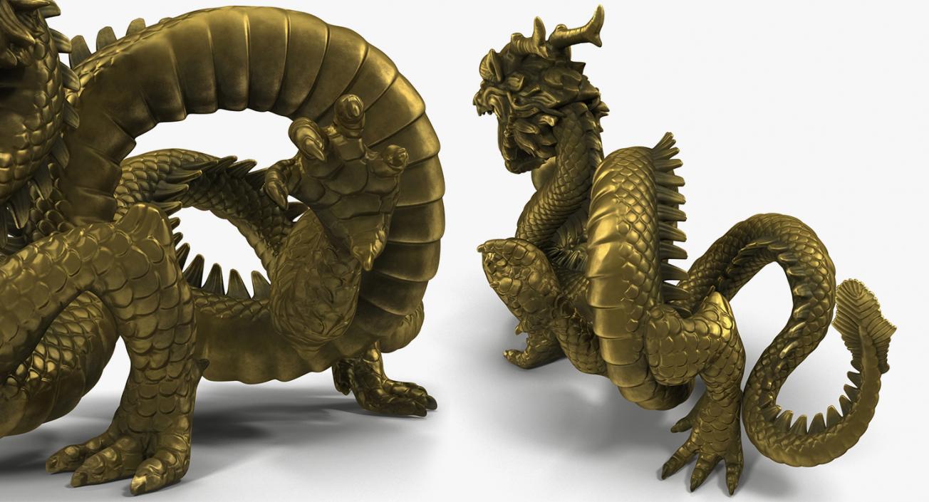 3D Chinese Dragons 3D Models Collection