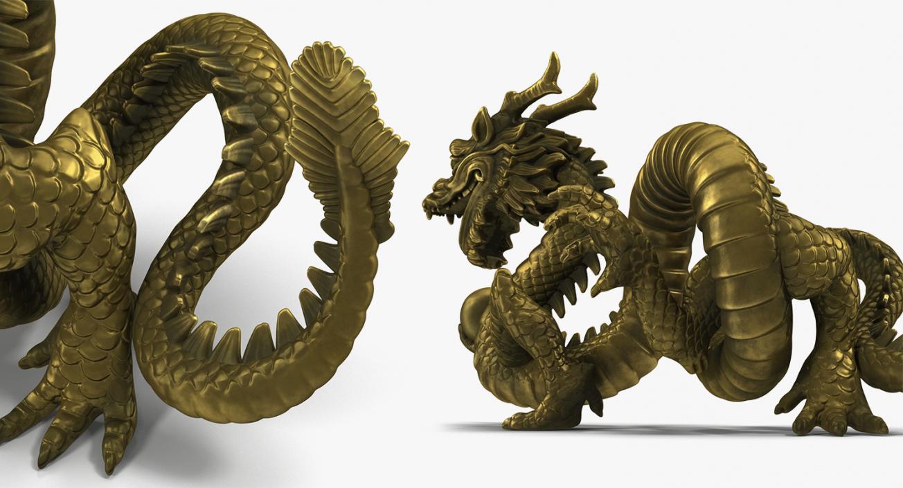 3D Chinese Dragons 3D Models Collection