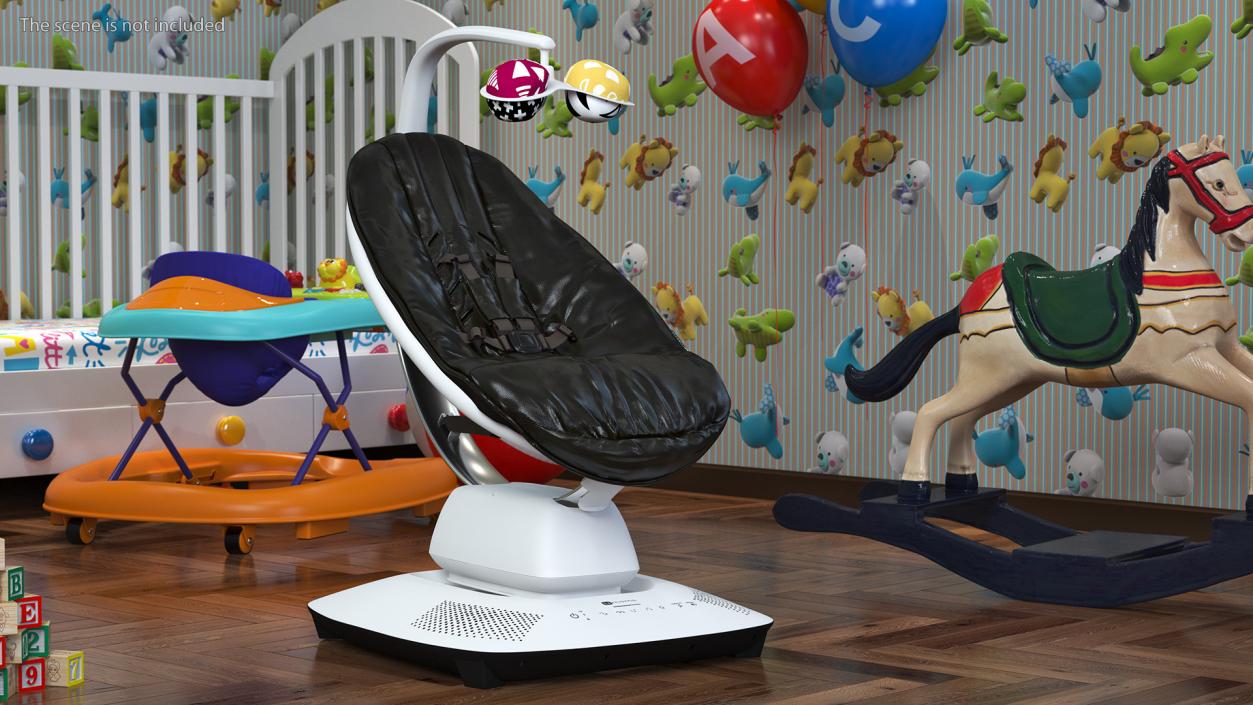 3D 4Moms MamaRoo Multi Motion Baby Swing Black model