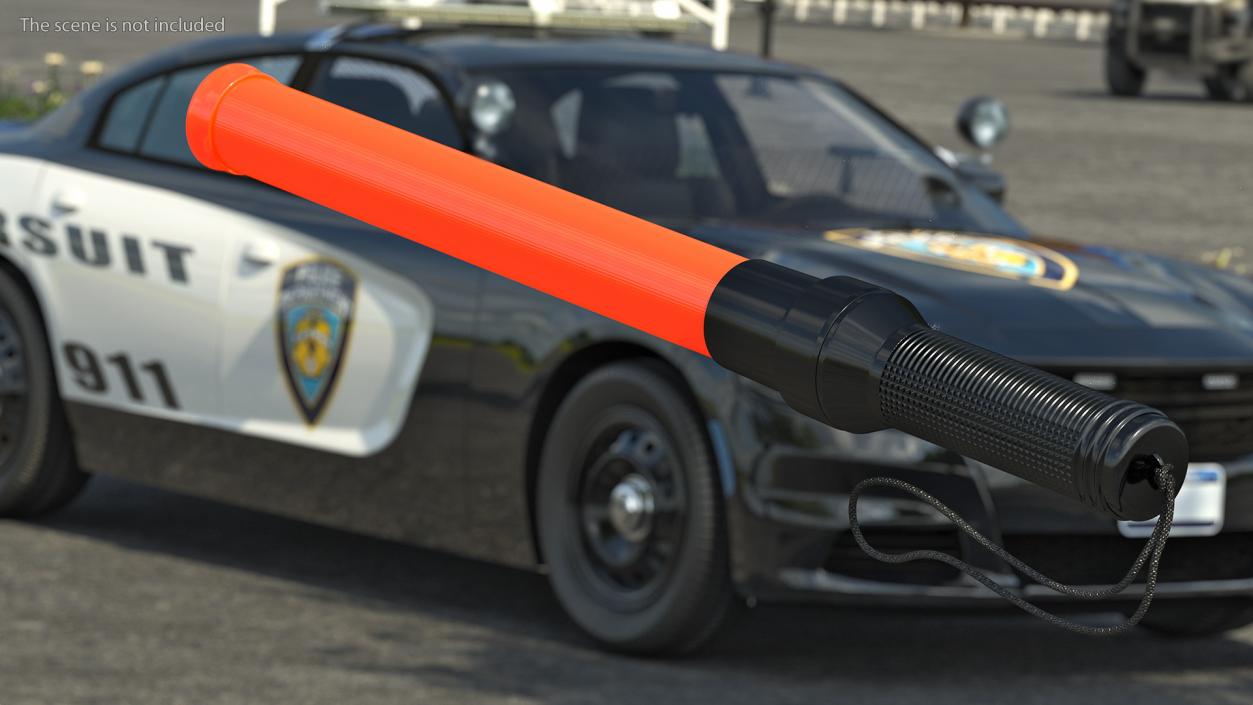 LED Traffic Control Police Baton 3D