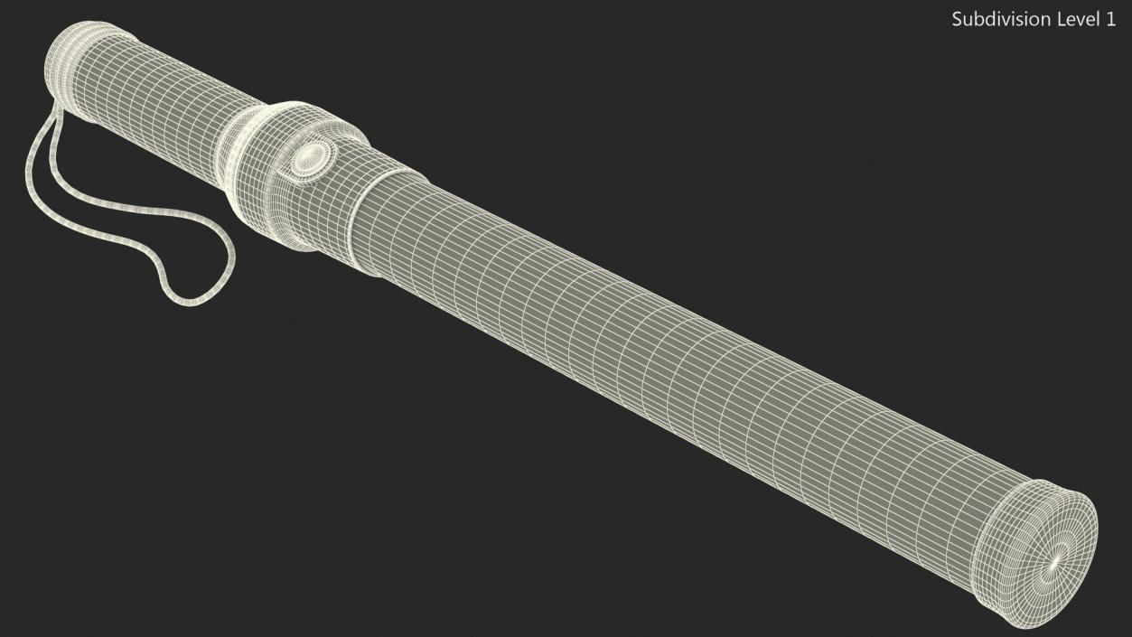 LED Traffic Control Police Baton 3D