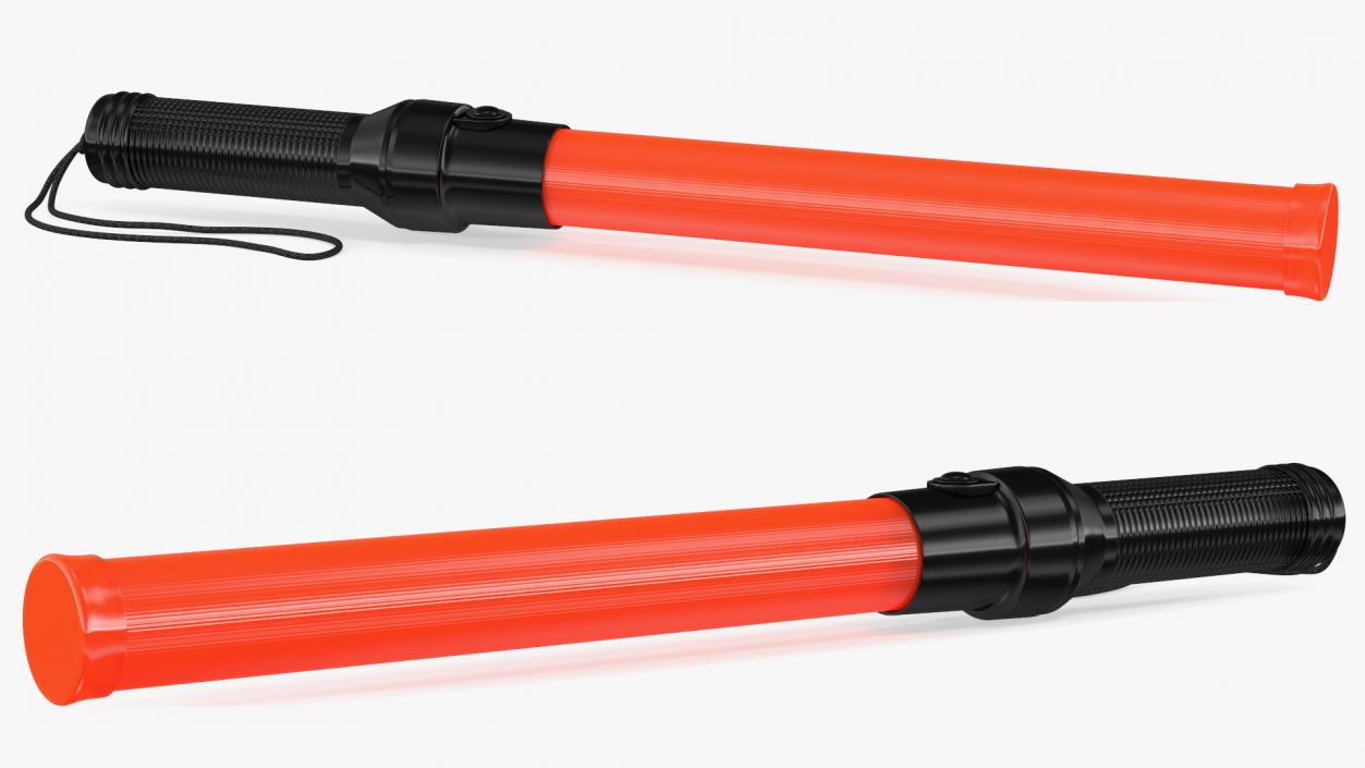 LED Traffic Control Police Baton 3D