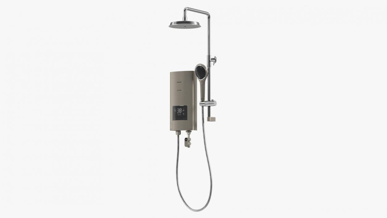 3D Panasonic Shower Heater Left model