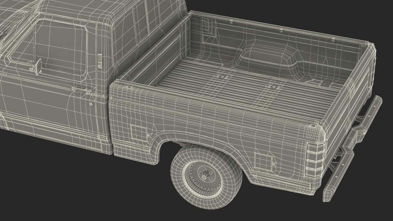 Pickup Truck Camper 3D model