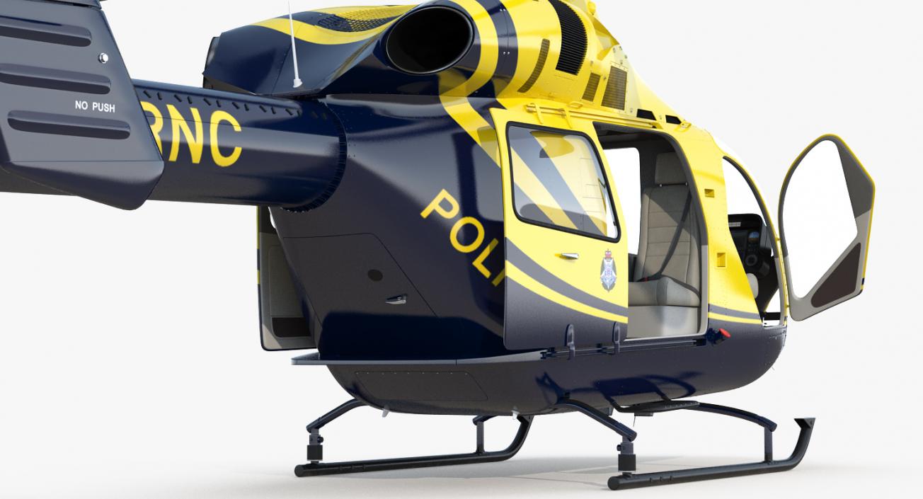 3D Police Helicopter MD 902 Explorer model