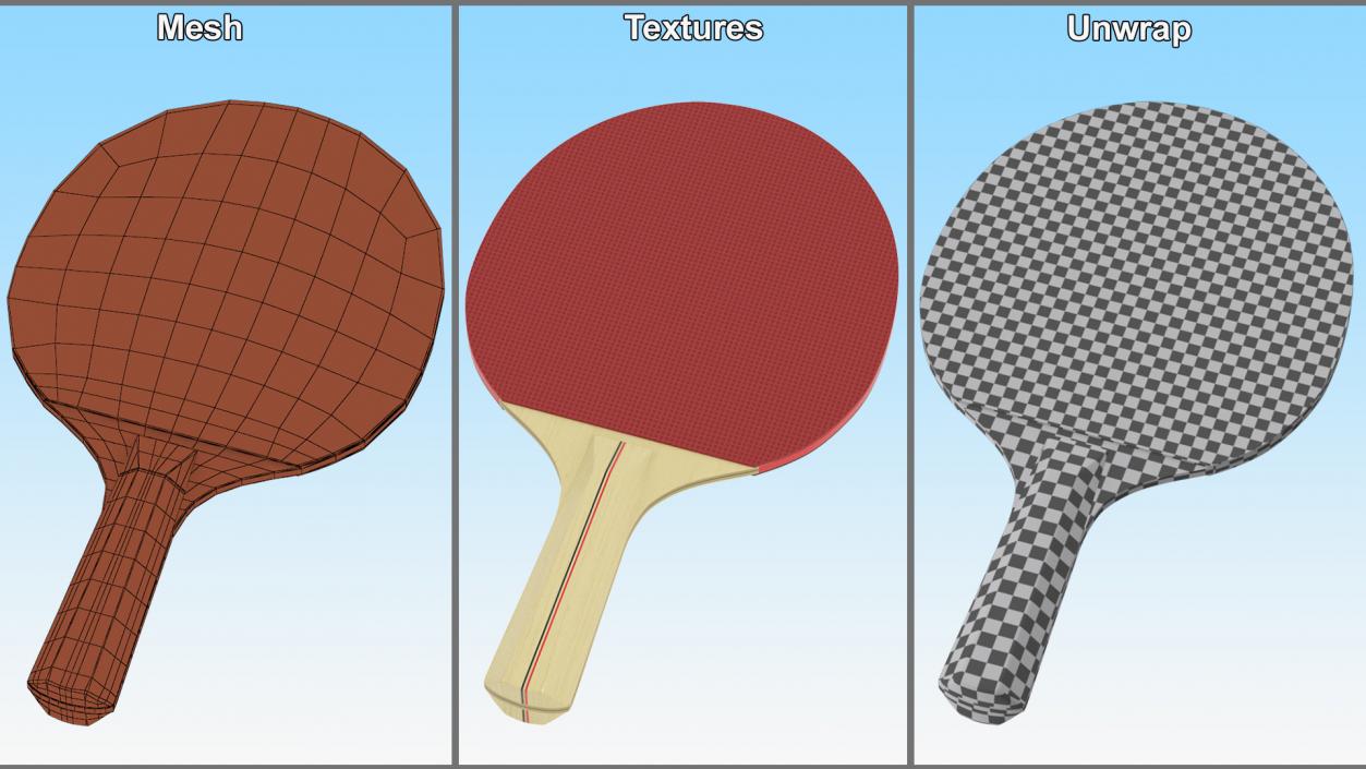 3D Ping Pong Racket