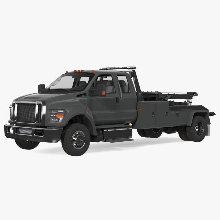 Heavy Duty Tow Truck Rigged 3D