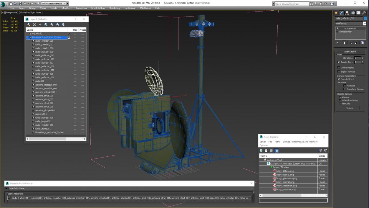 Krasukha 4 Antiradar System 3D