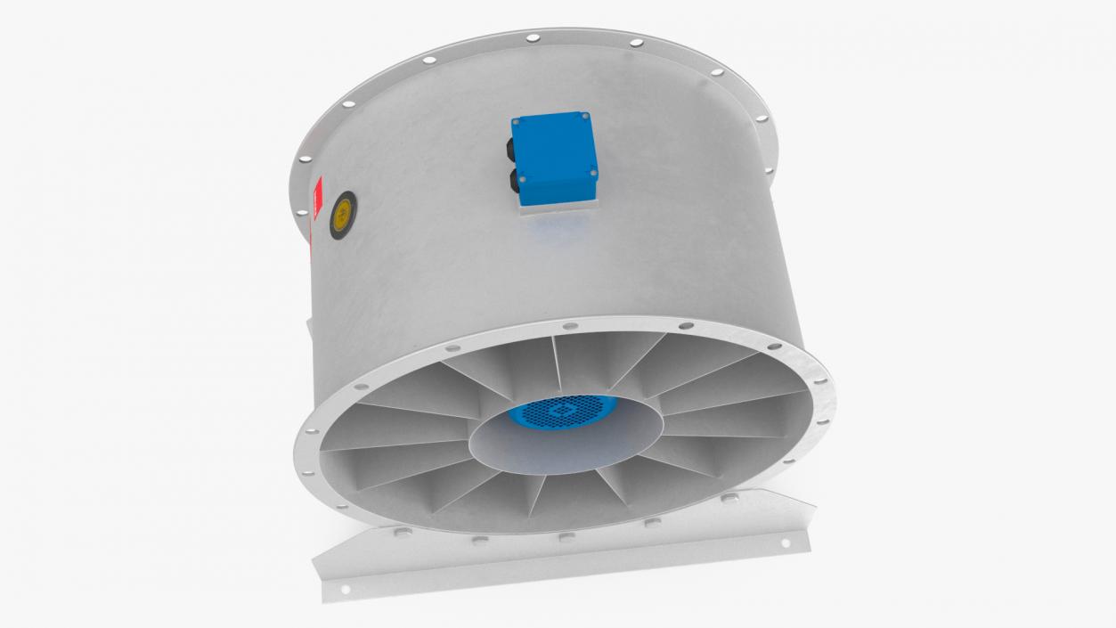 3D model Industrial Axial Fan