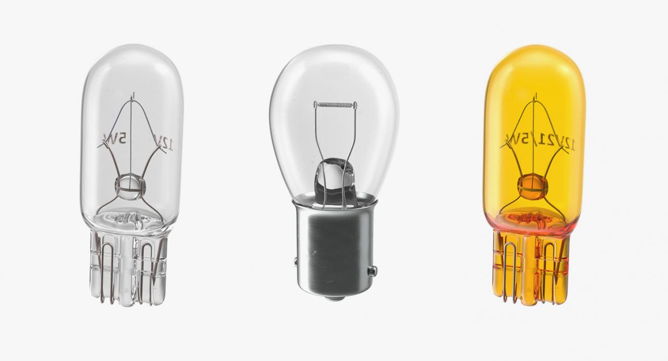 3D model Halogen Light Bulbs Collection