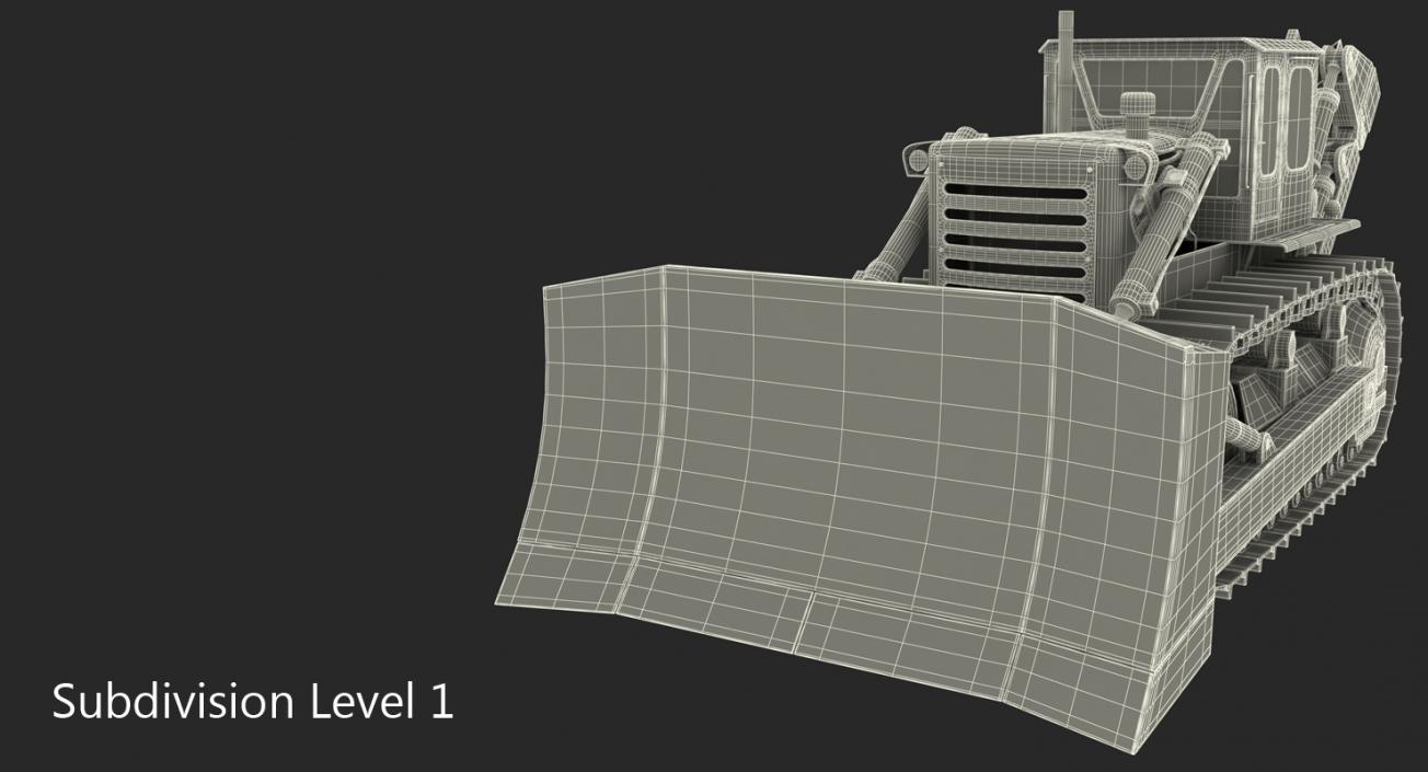 Bulldozer Komatsu 3D