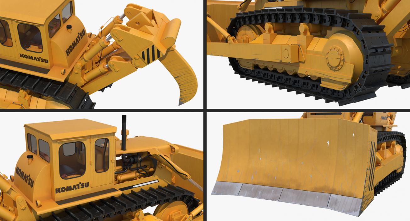 Bulldozer Komatsu 3D