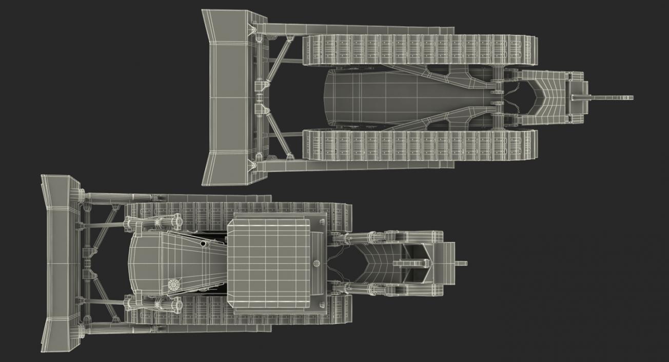 Bulldozer Komatsu 3D