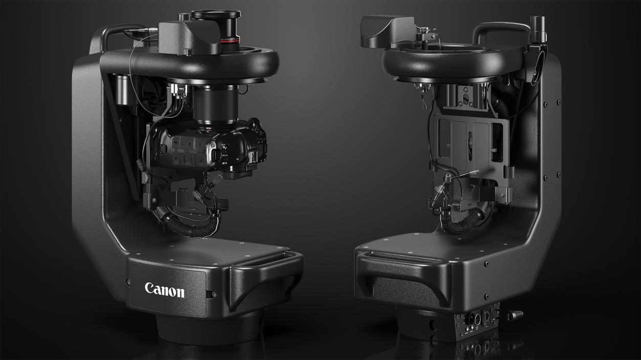 Canon Robotic Camera System CR S700R with EOS 5D Mark III Rigged 3D model