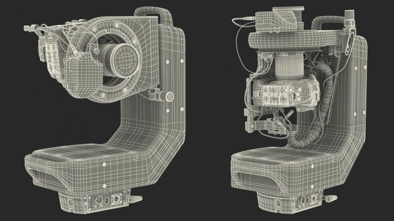 Canon Robotic Camera System CR S700R with EOS 5D Mark III Rigged 3D model