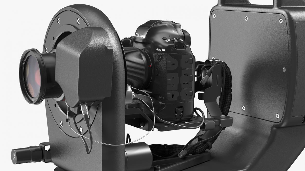 Canon Robotic Camera System CR S700R with EOS 5D Mark III Rigged 3D model