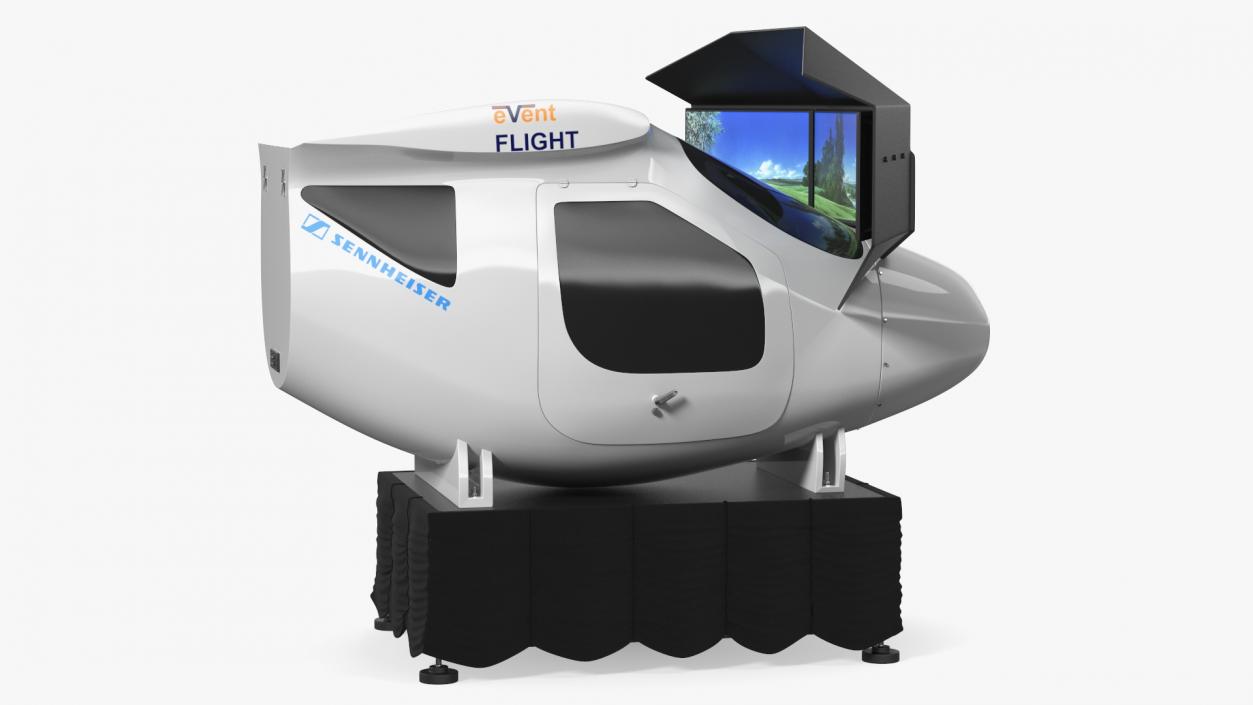 3D Mobile Flight Simulator Sennheiser BOT SC07 model