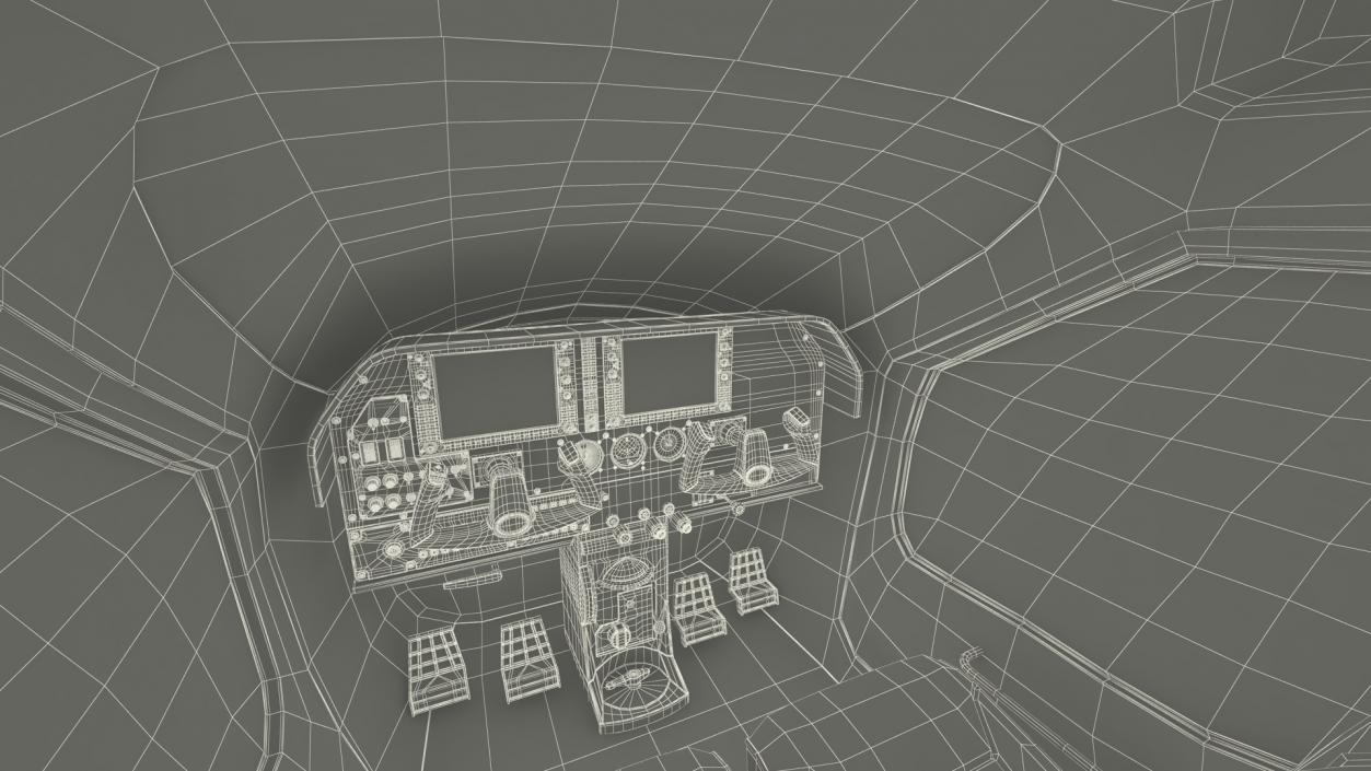 3D Mobile Flight Simulator Sennheiser BOT SC07 model