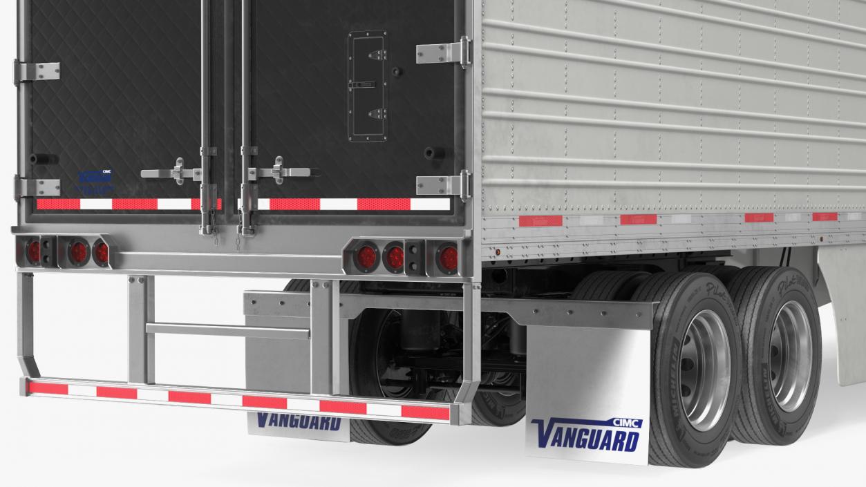 3D Marmon Truck with Vanguard Reefer Trailer