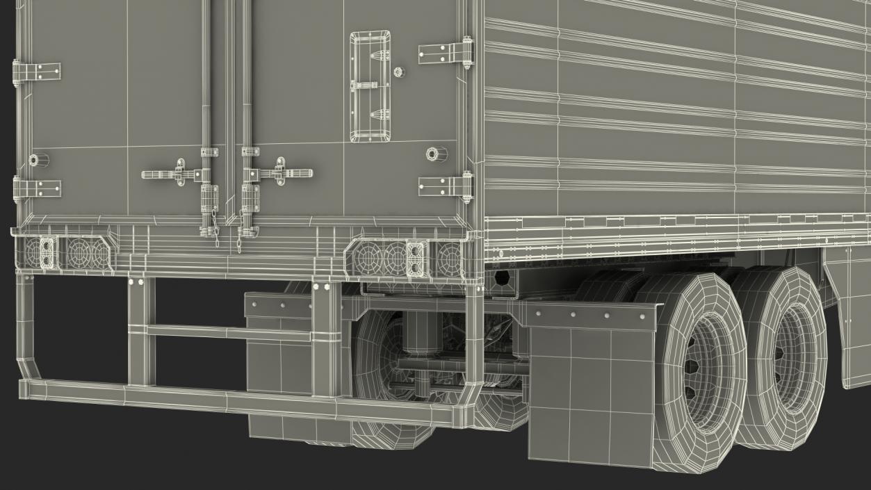 3D Marmon Truck with Vanguard Reefer Trailer