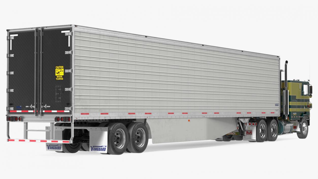 3D Marmon Truck with Vanguard Reefer Trailer