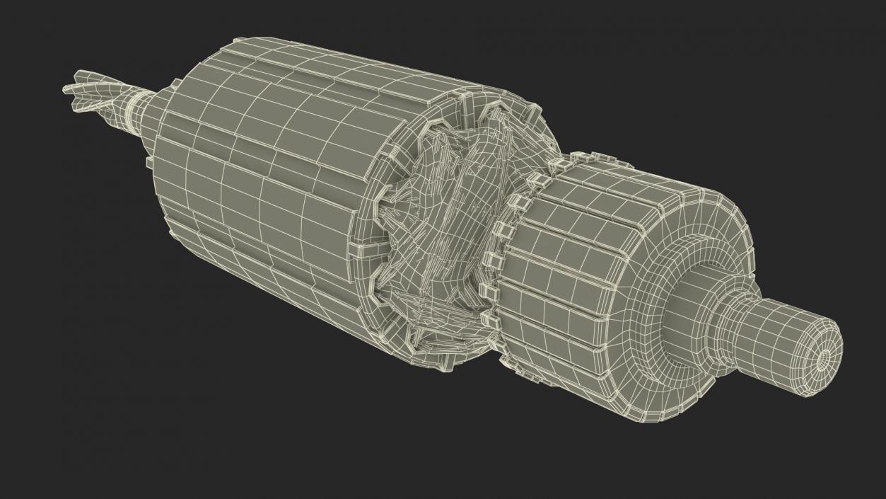 3D Electric Motor Armature model