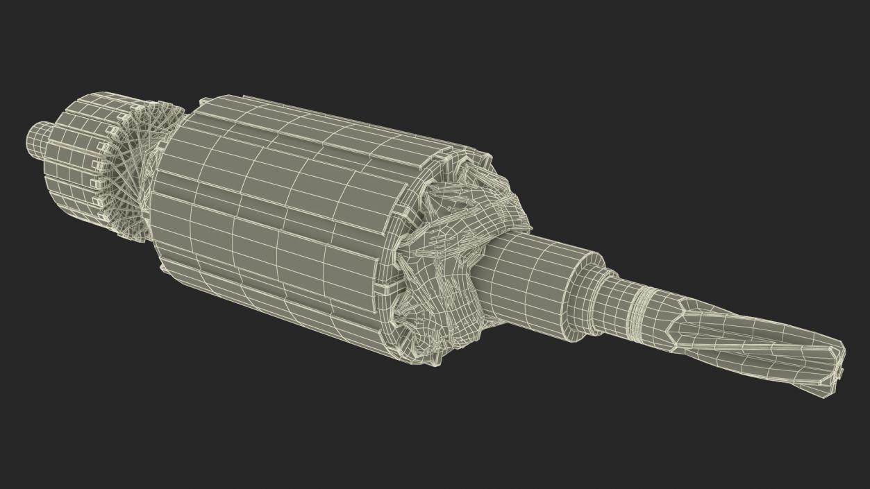 3D Electric Motor Armature model