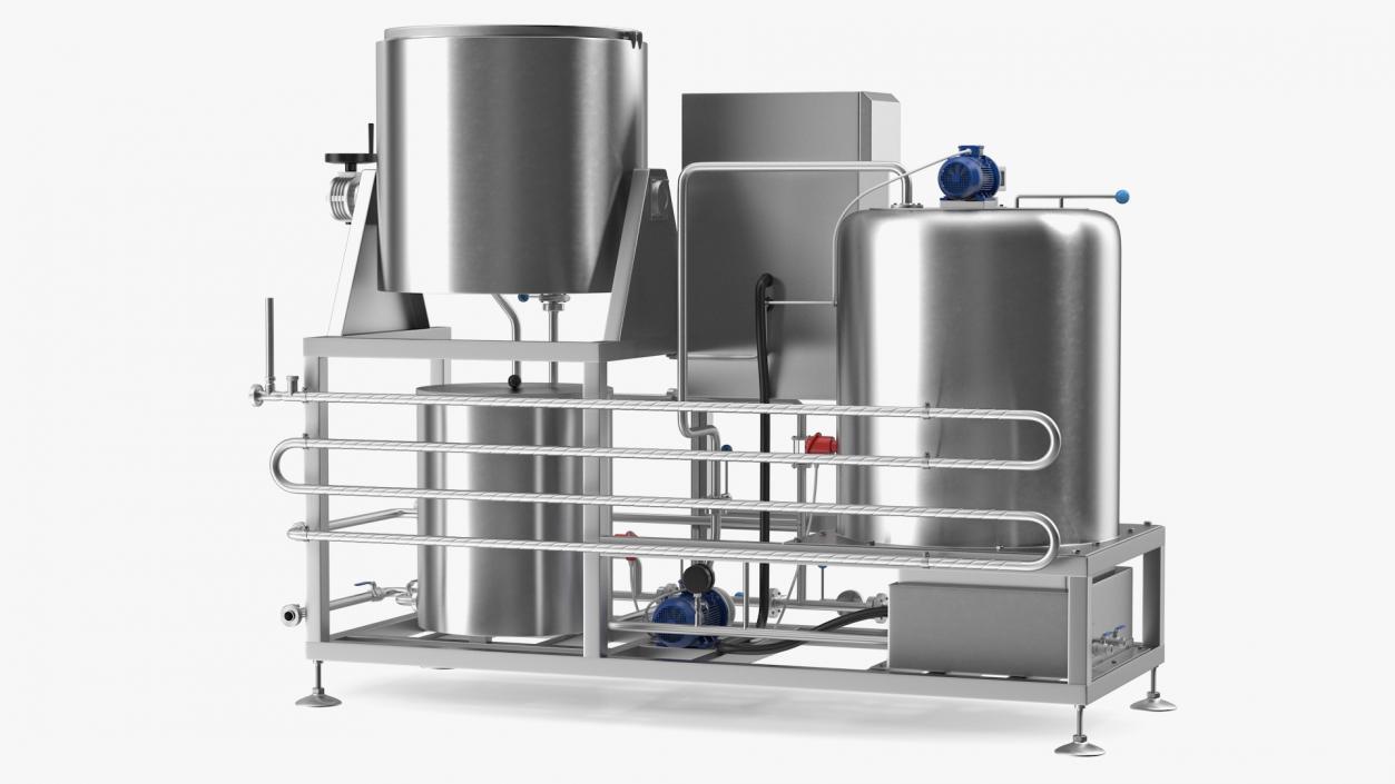 3D Beer Microbrewery Equipment Collection model