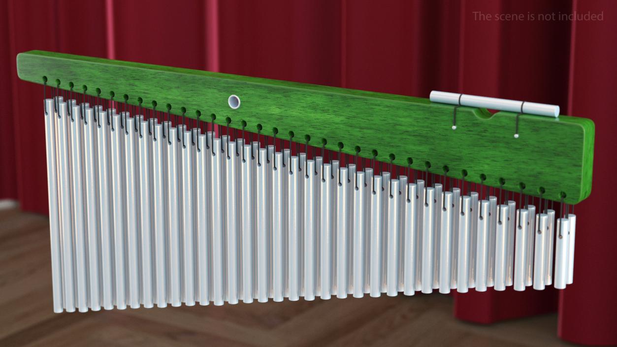 3D Chimes Percussion Instrument model