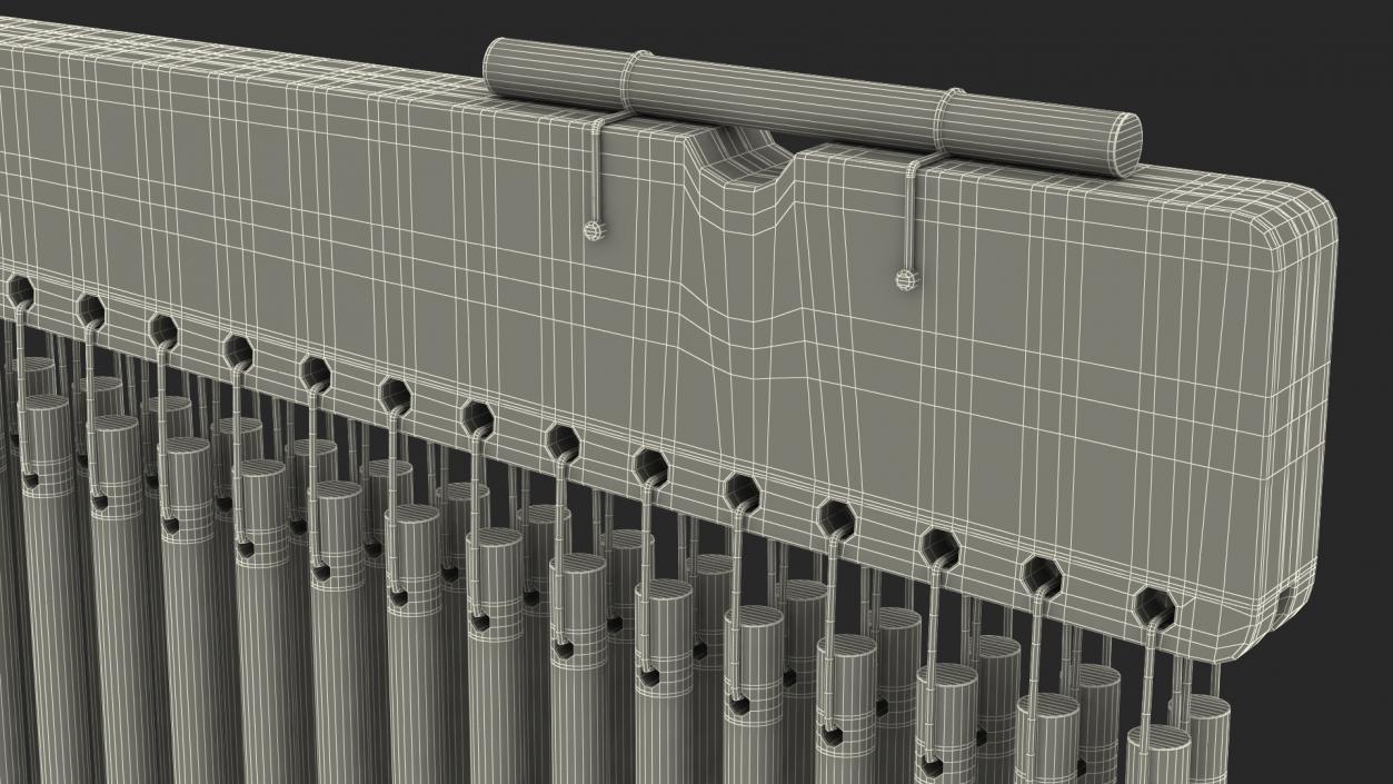 3D Chimes Percussion Instrument model